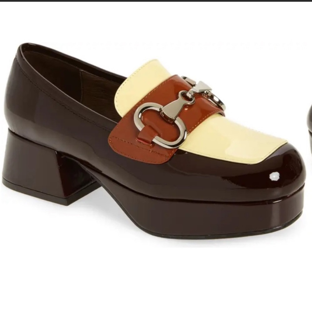 JEFFREY CAMPBELL Student Platform Loafer Size 7.5 US
